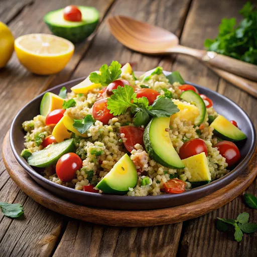 Avokadolu Kinoa Dolması